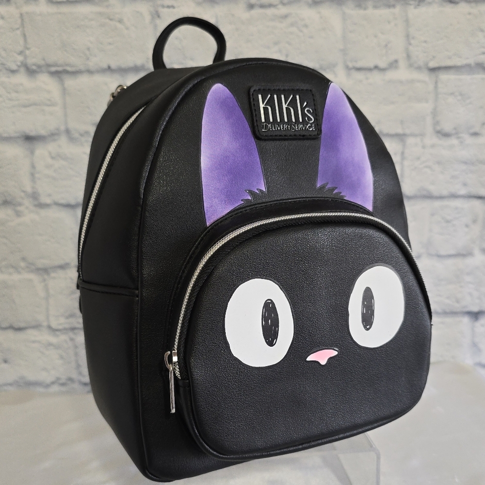 Loungefly Jiji Kiki's Delivery Service Mini Backpack Studio Ghibli Cat Bag New